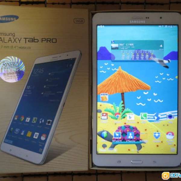 95% new Samsung Galaxy Tab Pro 8.4 LTE (白色，行貨)