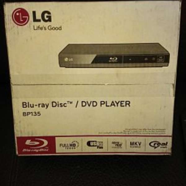 LG Blu-ray/DVD Player , 藍光影碟播放機，99.9%新