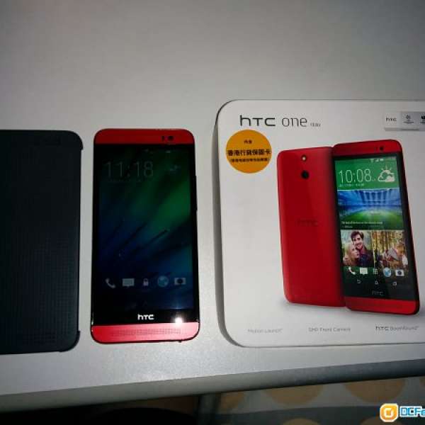 HTC E8 紅色 港行 95%新