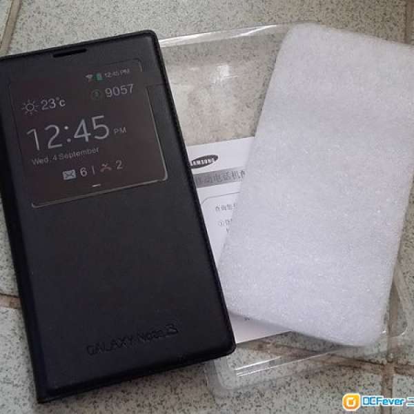 Samsung 三星 Note 3 /N9000 超薄電池蓋皮套 保護套 保護殼 智能休眠 Smart Cover ...