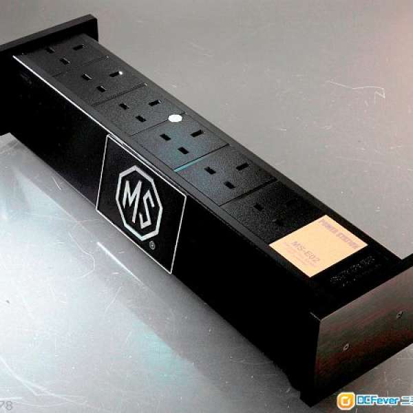 MS HD MS-E02S 24K Gold 6-Ways UK Filter Sockets with Surge Protection