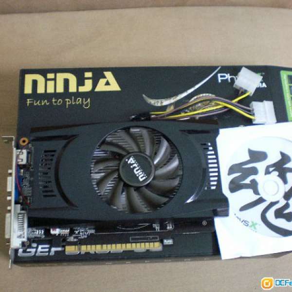 95%新 Geforce GTX650 1G 128BIT DDR6 (DVI+CRT+HDMI)