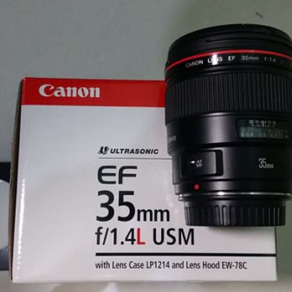 CANON EF 35MM F1.4 + B+W 72MM FILTER
