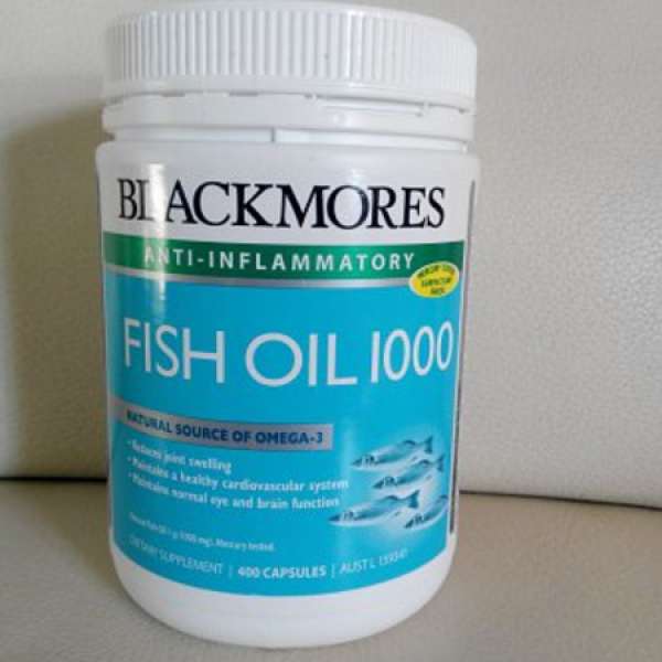 Blackmores Fish Oil 1000mg 原味魚油丸 (400粒)