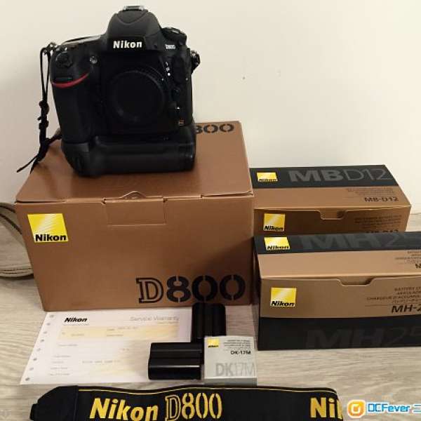 Nikon D800 Body and Accessories