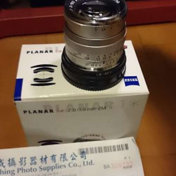 Carl Zeiss Planar T* 2/50 ZM (For Leica Mount, Sony A7 (need adopter)