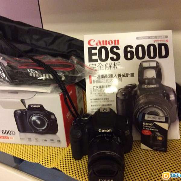 Canon EOS 600D 18-55 kit set 行貨有單有盒 90%new