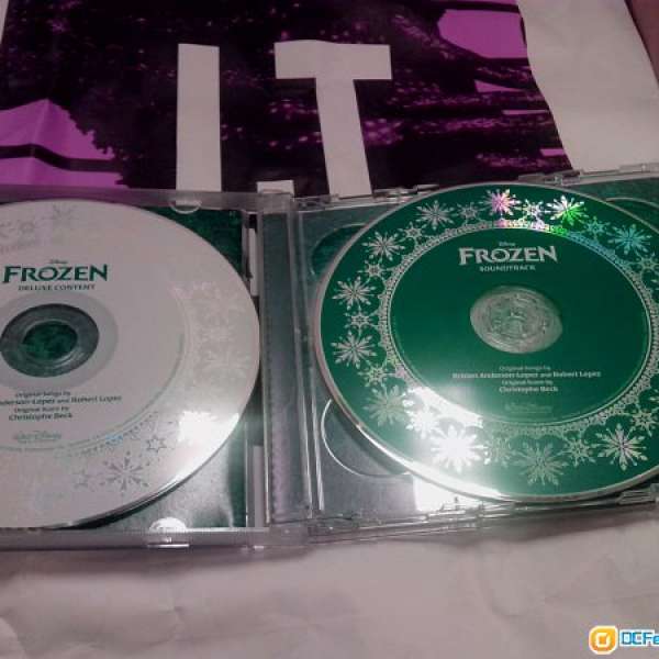 魔雪奇緣 Frozen 狄士尼原聲大碟 雙CD soundtrack
