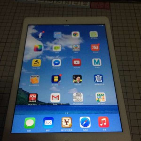 98%新 apple ipad air 4g lte 白色 行貨 16G