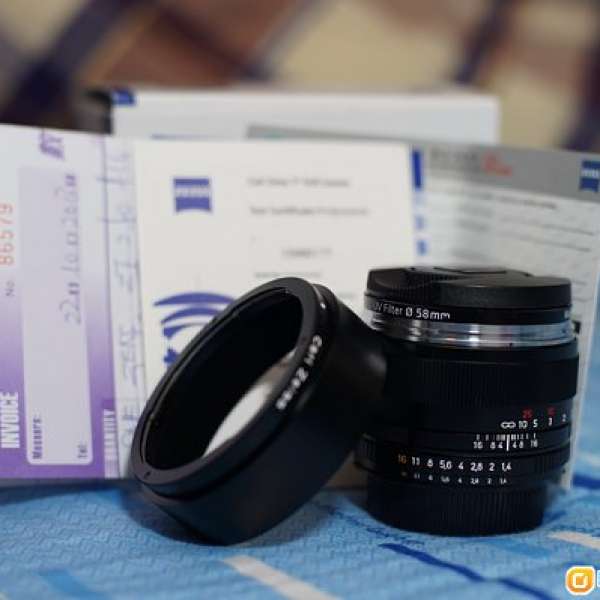 Carl Zeiss Planar T* 1.4/50 ZF.2 for Nikon & Sony A7