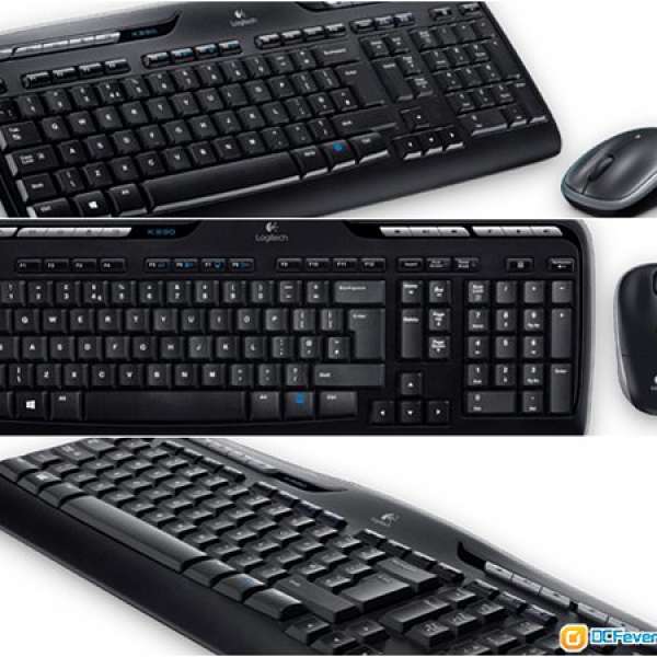 Logitech MK330 Wireless unifying Keyboard+Mouse (行)