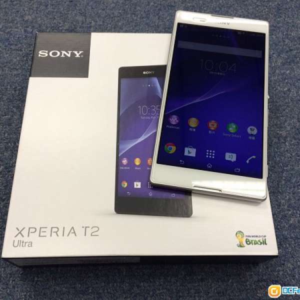 99%NEW 白色Sony Xperia T2 Ultra