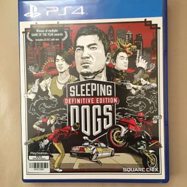 99%新 PS4 Sleeping Dogs (Definitive Edition) -行貨