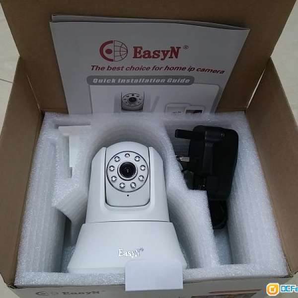 95%新EasyN 白色 100万像  H3-187V 可插卡 ipcam