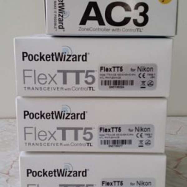 Pocket wizard for Nikon (AC3 & FlexTT5)