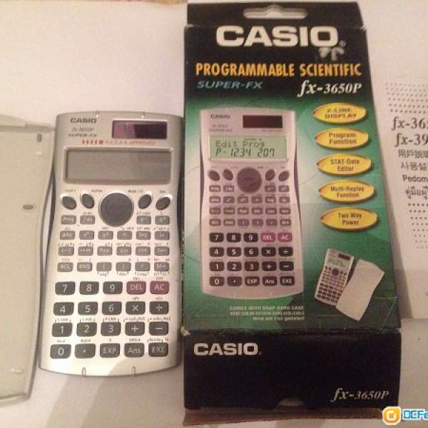 Casio fx-3650P calculator 計數機 95%新（$110）
