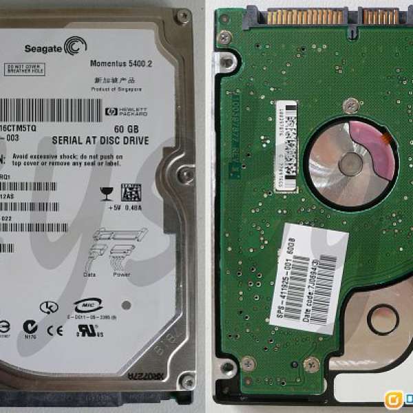 Seagate, 60GB, 2.5", HDD, ST96812AS, 150102