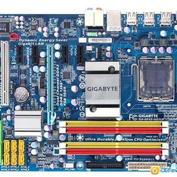 GIGABYTE 主機板連 E8500 CPU + 2GB RAM