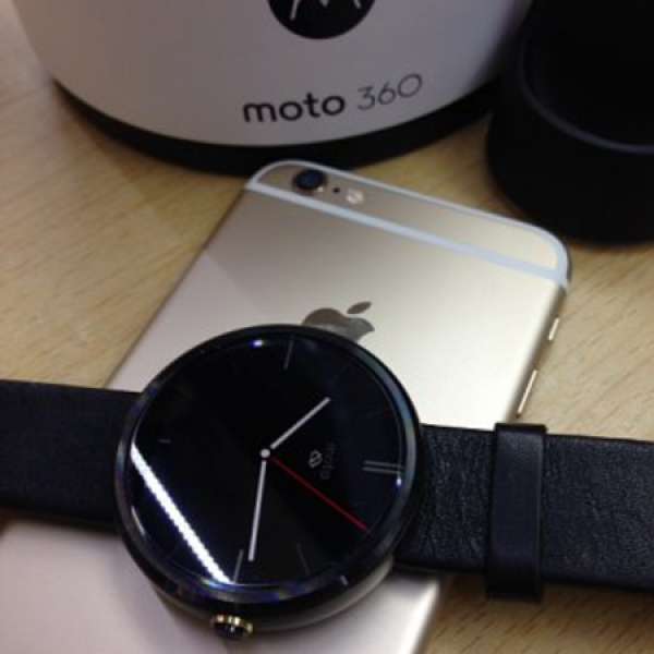 moto 360 黑色 90%new