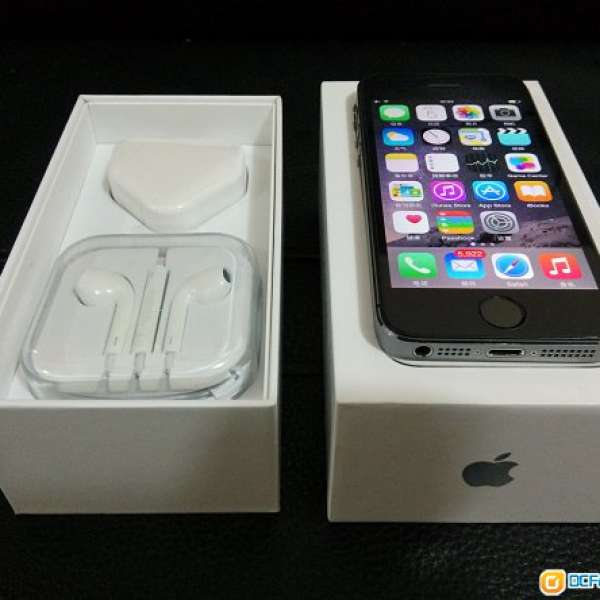 極新淨Apple iPhone 5S 64GB太空灰(全套齊盒)