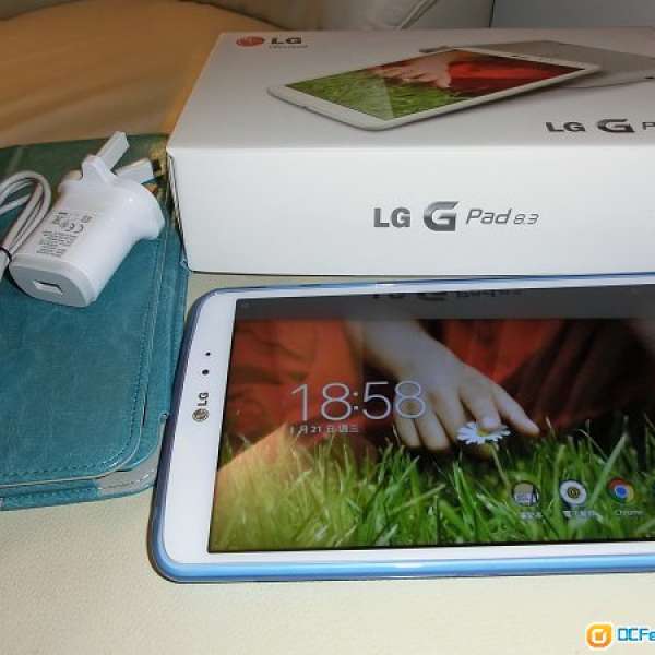 LG G Pad 8.3 (白色) 少用, 9成新