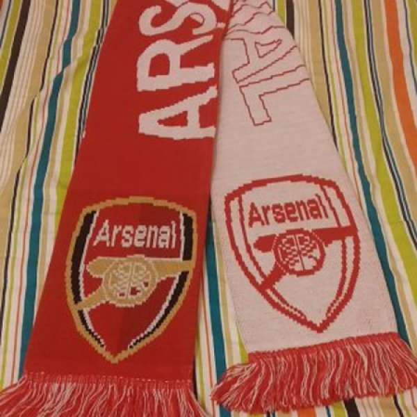阿仙奴Arsenal頸巾(購於英國阿仙奴主場, 95%新)