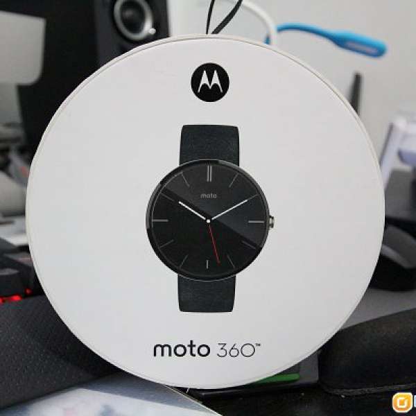 95%新 Moto 360 黑色 皮帶版