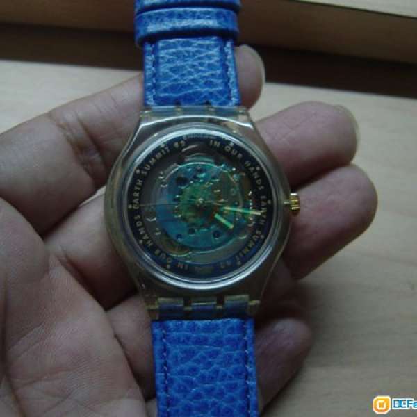 全新 紀念版 瑞士名廠 swatch 男裝 機械自動手錶,只售HK$300(不議價)