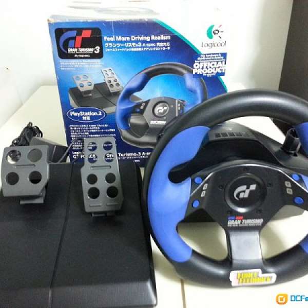 Logitech Feel More Driving Force 軚盤(支援PS2,PS3,PC)