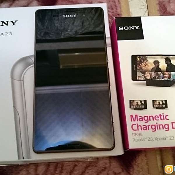 Sony Xperia Z3 dual 銅金色 連全新docking + 8GB卡