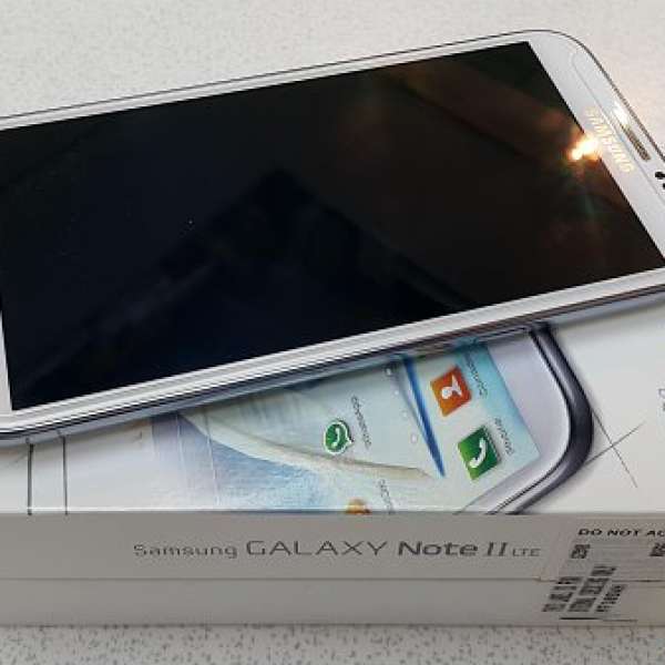 香港行貨 95%新 Samsung Galaxy Note 2 LTE N7105 白色