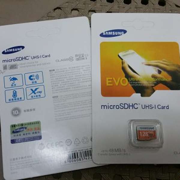 全新samsung EVO128 gb micro SDHC UHS-I card