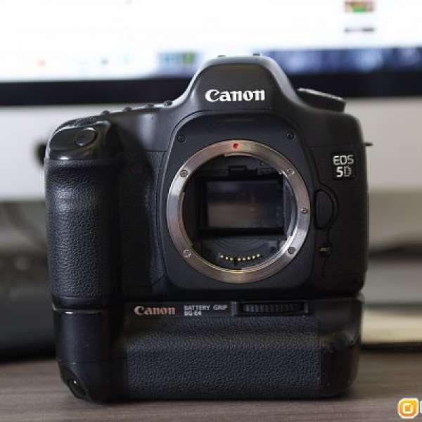 Canon 5D Mark1 連原廠直倒手柄
