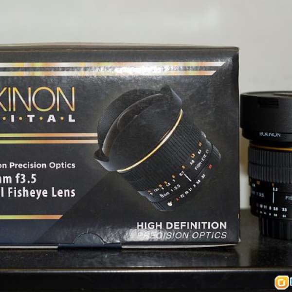 Rokinon (Samyang) 8mm f3.5 Aspherical Fisheye Lens for Nikon 手動魚眼鏡