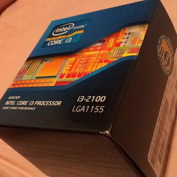 全新未開封 i3-2100 CPU Socket 1155 盒裝連風扇