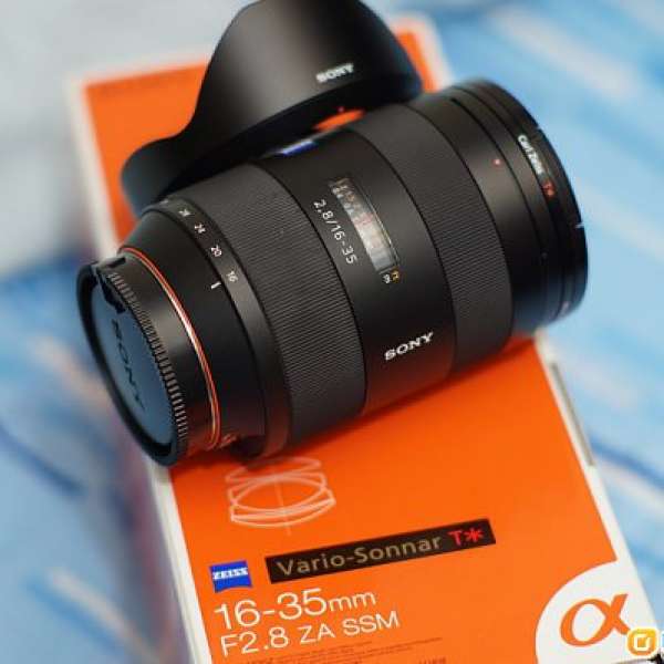Sony ZA 16-35mm f2.8 with Carl Zeiss T* filter 包裝全齊 also for A7