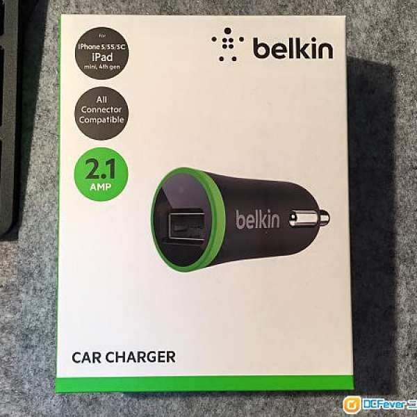 Belkin - car charger 車用USB充電器 100% new