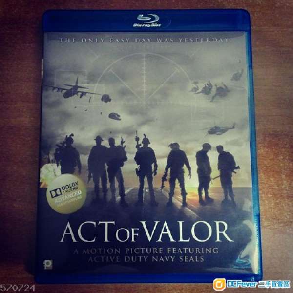 Act of Valor 海豹突擊隊 Blu-ray 藍光碟