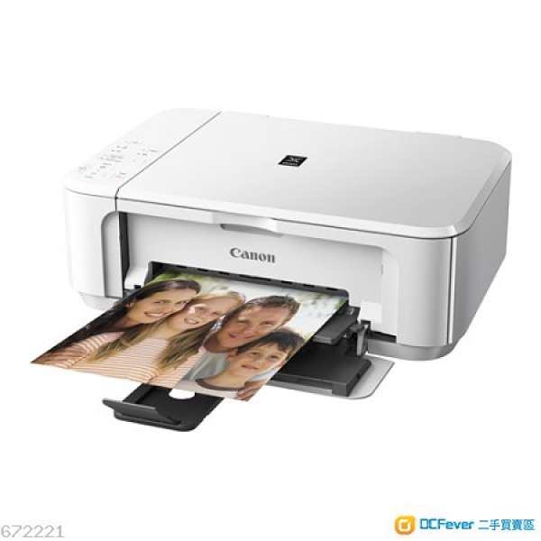 激減平售：[100%新~原盒未開封]日本Canon多合一相片打印機(PIXMA MG3570)(白色)[行...