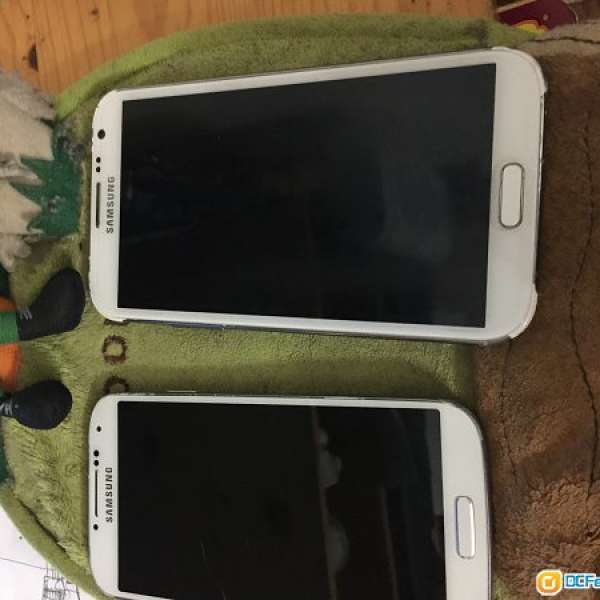 出售有問題Samsung GALAXY Note II和S4兩部手機 $850