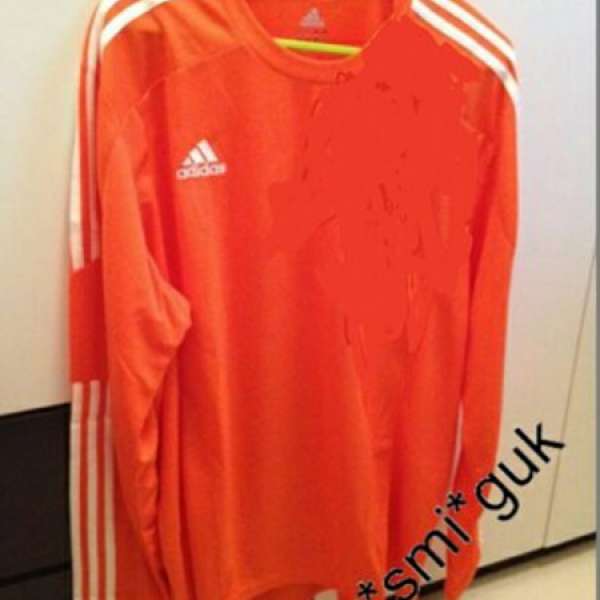 Adidas 橙色長袖球衣