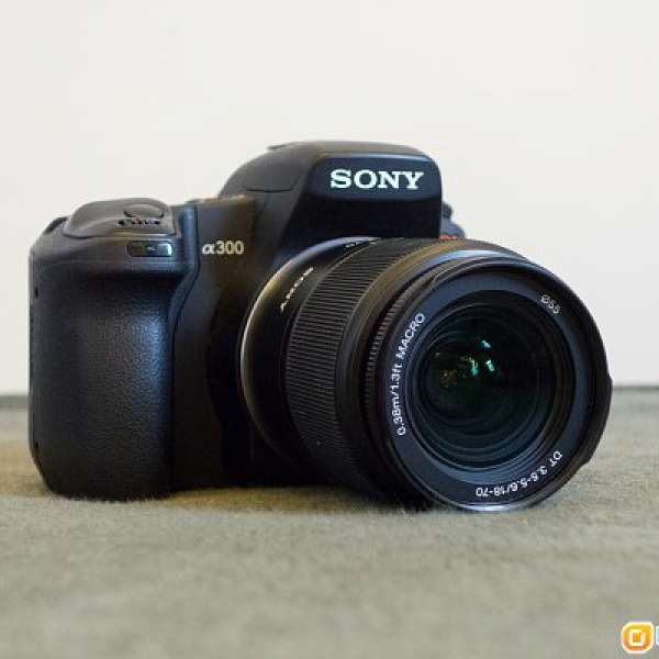 Sony A300 + 18-70 kit lens
