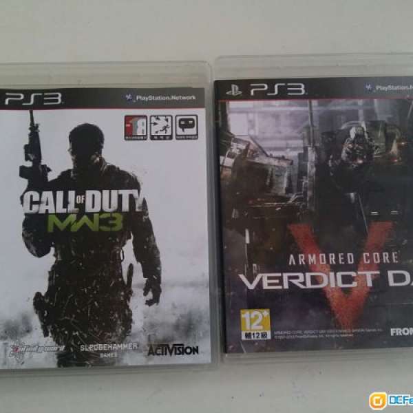 PS3 GAMES - Call of Duty MW3 + Armored Core Verdict Day