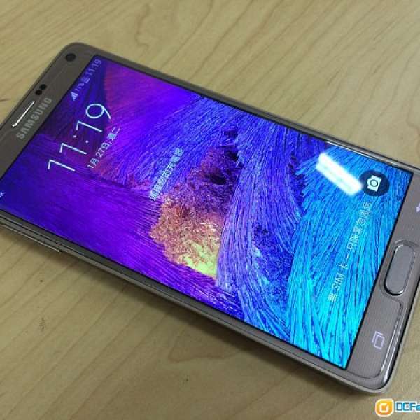 99.9%NEW 金色Samsung GALAXY Note 4 (32GB版本) N910U