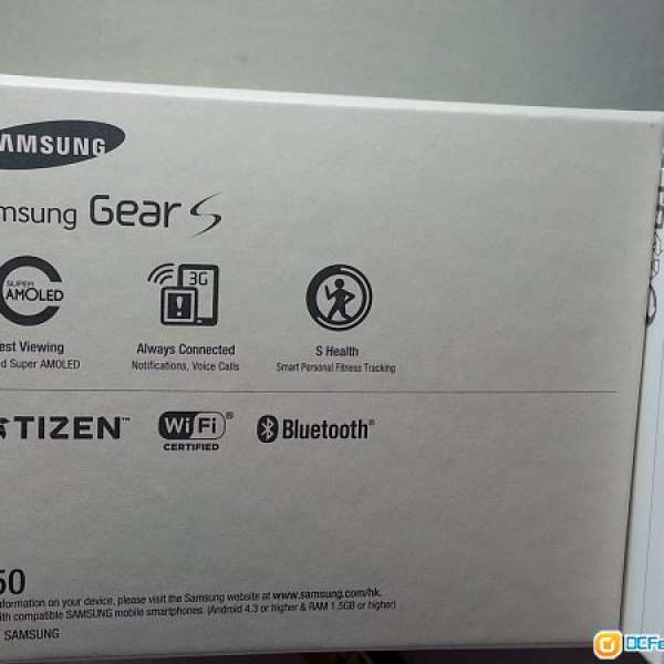 Samsung Gear S  and Strap 100% 全新未開封條