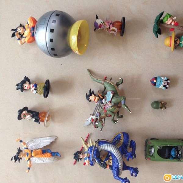 龍珠 dragon ball figures set 可少議