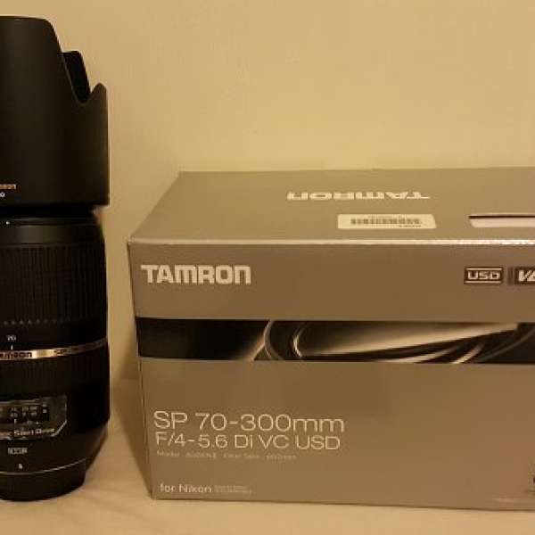出售 Tamron SP 70-300mm f/4-5.6 Di VC USD (A005) Nikon