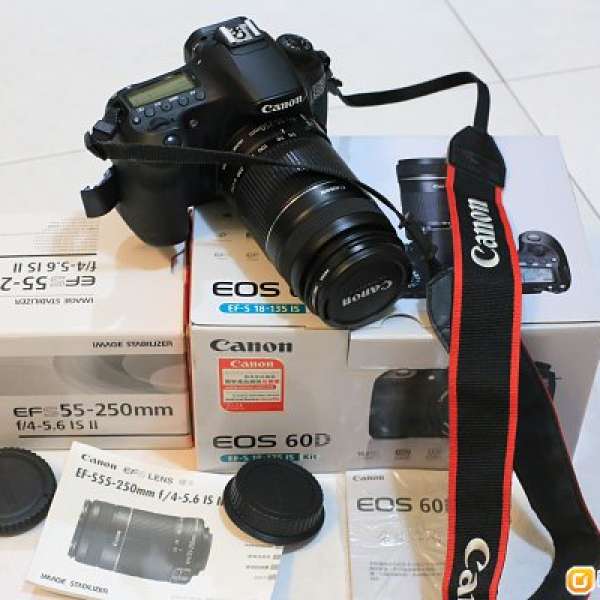 Canon 60d + EFS 55-250 IS II $4300