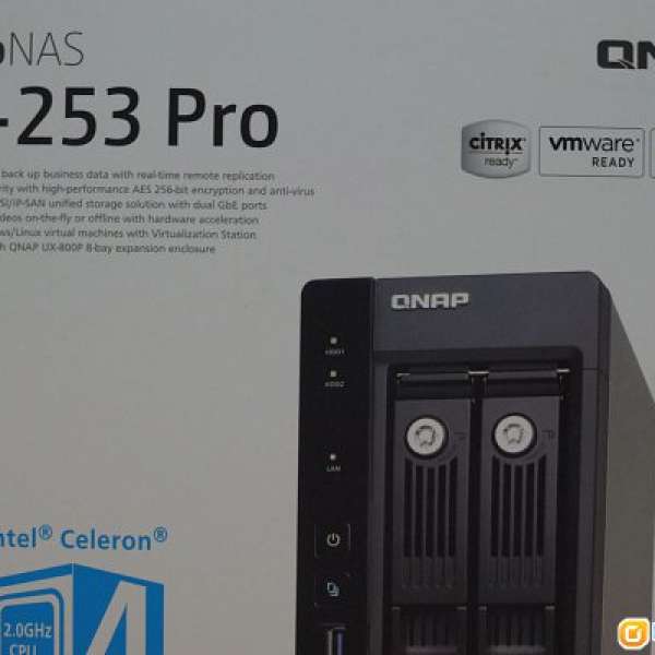 QNAP TS-253 Pro 行貨 99.9%新 (已加至8GB RAM)