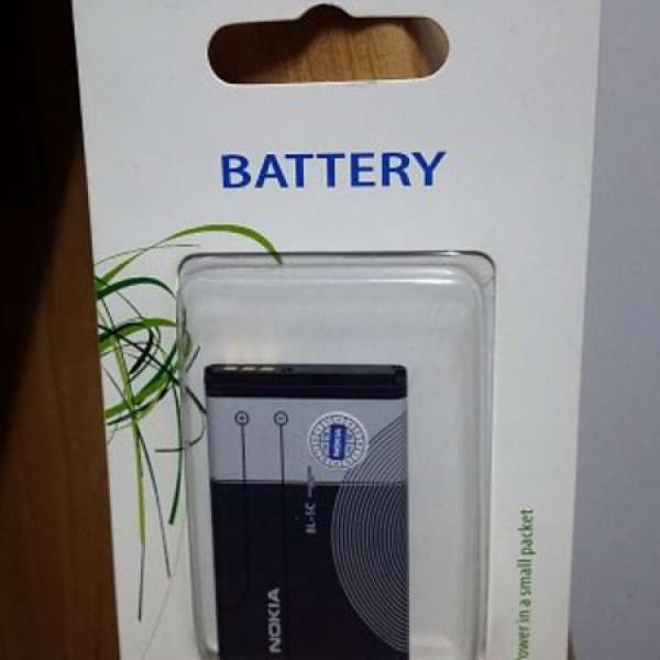 100% 全新原裝未拆封 Nokia BL 5C 電池